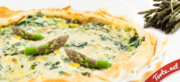 torta salata agli asparagi