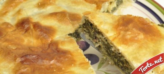 Torta salata agli spinaci