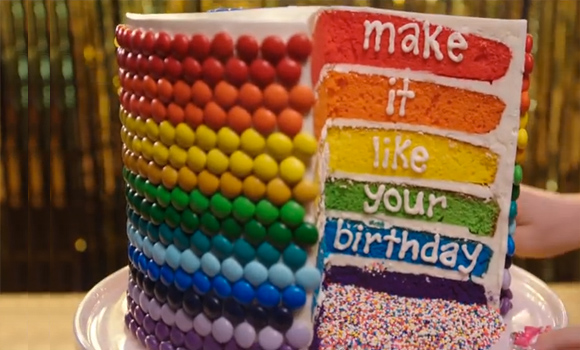 Torta di compleanno decorata: Smarties Torta di compleanno decorata: Smarties