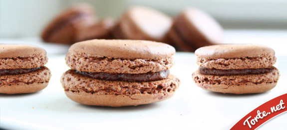 macarons al cioccolato